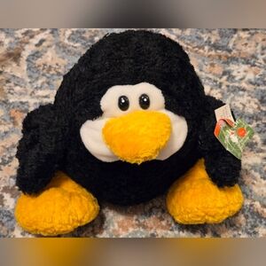 Santas Workbench Penguin Plush Toy 10 Inch Tubby Bean Bag Babies Dan Dee
